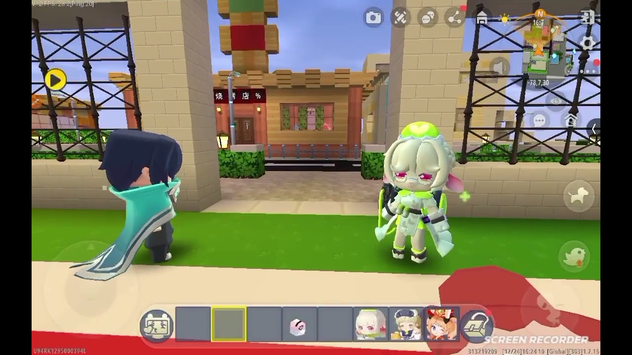 哈囉大家好我不知道要玩什麼我來玩迷你世界今天主題是拍戲，拍戲流量都很少好難過啊。