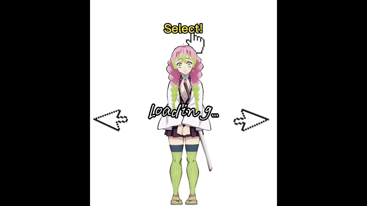 Choose your Character x video game lover||Mitsuri edit||