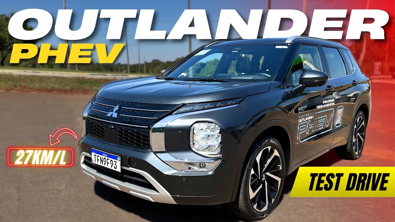 OUTLANDER SIGNATURE 2026 - 27KML Test Drive Completo Com o Novo SUV Híbrido!