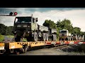 Moving us military equipment by train 