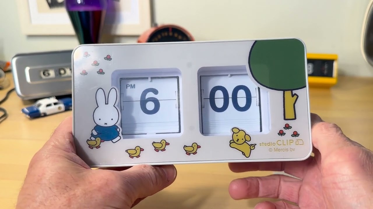 The Miffy Flip Clock - YouTube