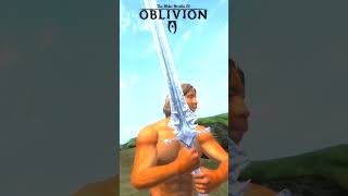 Oblivion vs Skyrim | Sword of Jyggalag Comparison!💥 #shorts #evolution #oblivion #skyrim #gaming