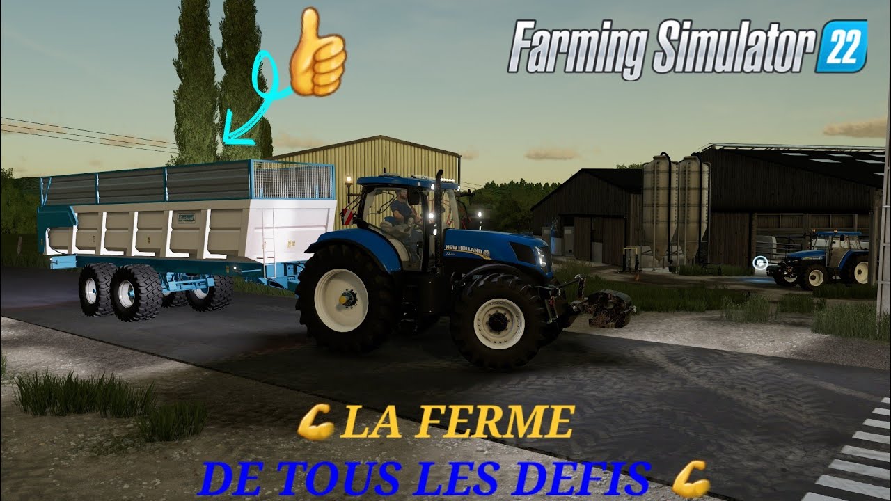 💪LA FERME DE TOUS LES DEFIS💪 : NOUVELLE BENNE SUR L'EXPLOITATION😃👌