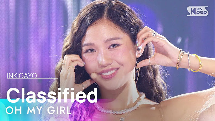 OH MY GIRL (오마이걸) – Classified @인기가요 inkigayo 20240908