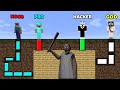 Minecraft Battle: NOOB vs PRO vs HACKER vs GOD : GRANNY SECRET MAZE Challenge in Minecraft