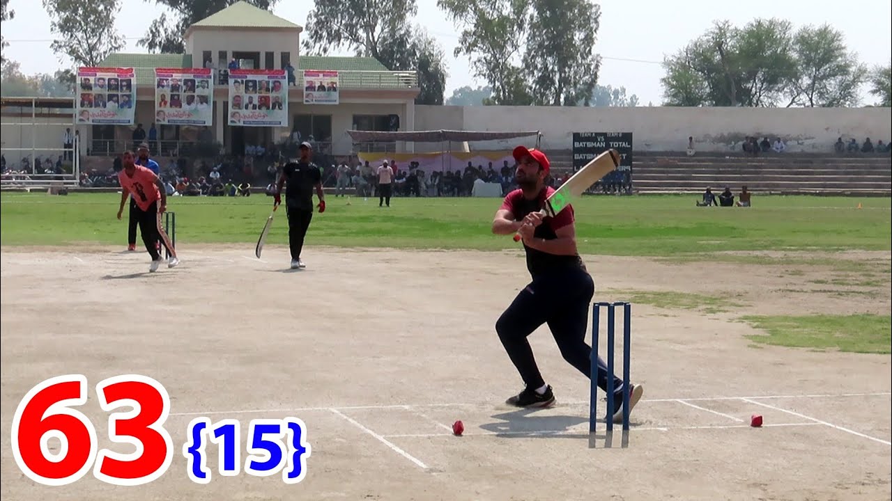 HISTORICAL BATTING || 63 RUNS NEED 18 BALLS || BEST MATCH IN TAPE BALL ...