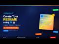 Create Professional Resume in Minutes using AI | Step-by-Step Guide