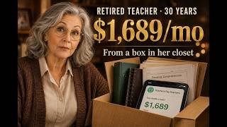 66yo Retired Teacher: Her 30-Year-Old Lesson Plans Made $1,689/mo (Extra Income)