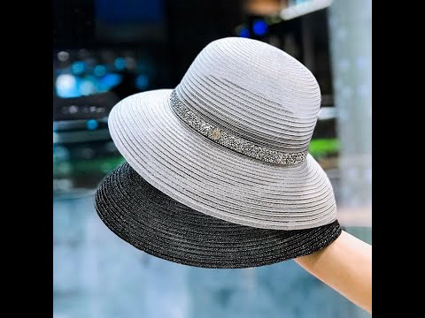 Женские летние шапки- модная соломенная шляпа- солнцезащитные шляпы для женщин- шляпа с широкими