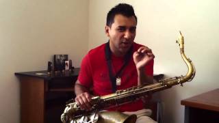 Anibal Rojas  Plays the Maestra Metal 6 Tip Tenor Saxophone Mouthpiece