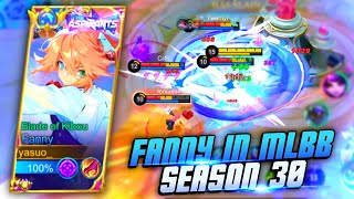 FANNY GAMEPLAY IN NEW SEASON 30 | SOLO RANK GAMEPLAY | MLBB