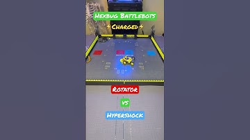 Rotator vs Hypershock  ⚡️Charged⚡️  Hexbug Battlebots  #hexbugbattlebots #hexbugvideos #battlebots