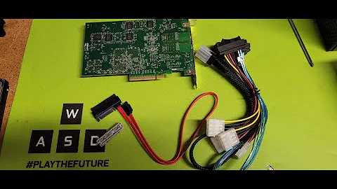 2023 Updated way to test a single or up to four SAS  drives at once with a new type of SAS cable set - 天天要闻