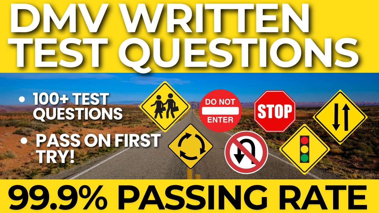 DMV Written Test 2026 – The Exact Questions You'll See (100 Q&A) - YouTube