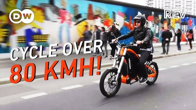 This pedal powered electric motorcycle is a great innovation! 