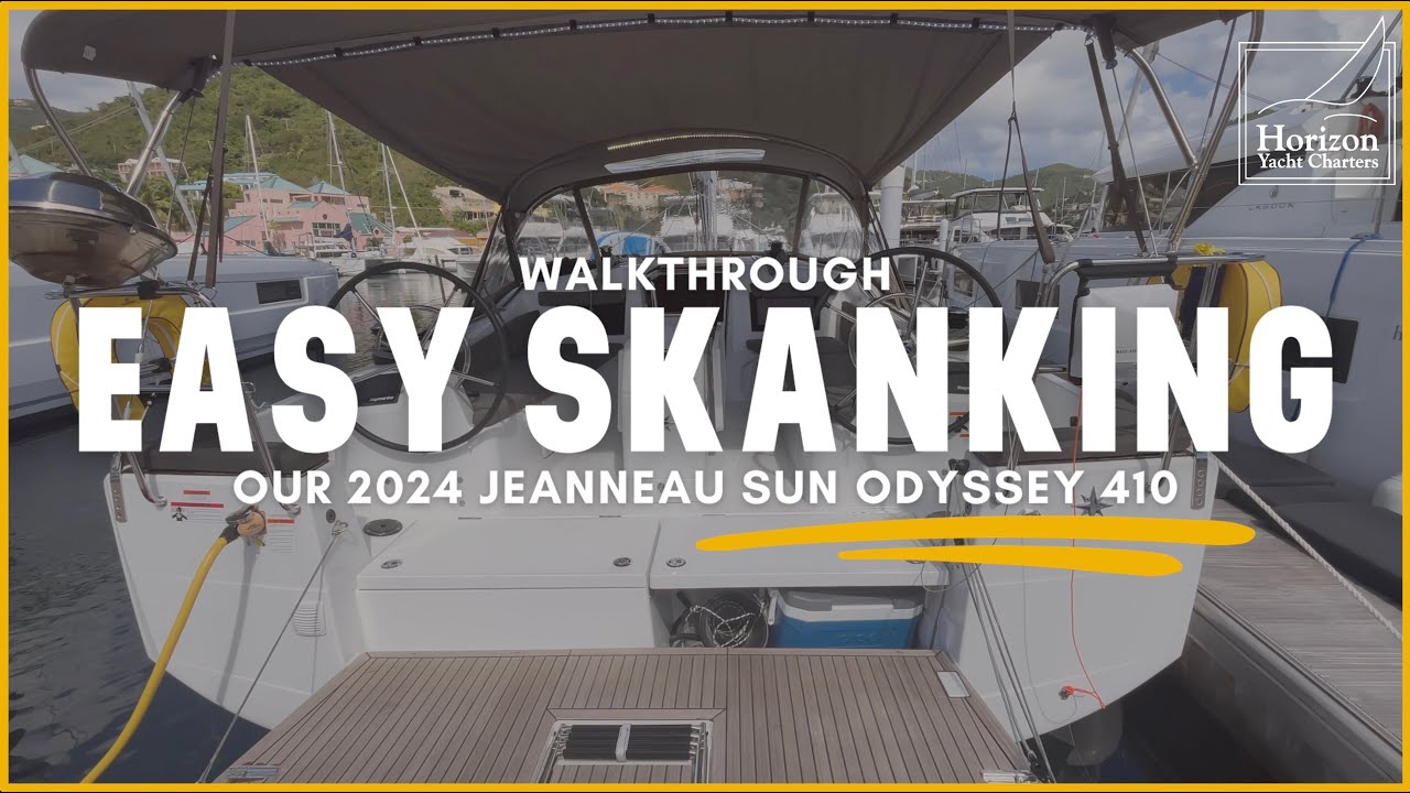 Tour Jeanneau SO 410 'Easy Skanking' with us at Horizon BVI!☀️