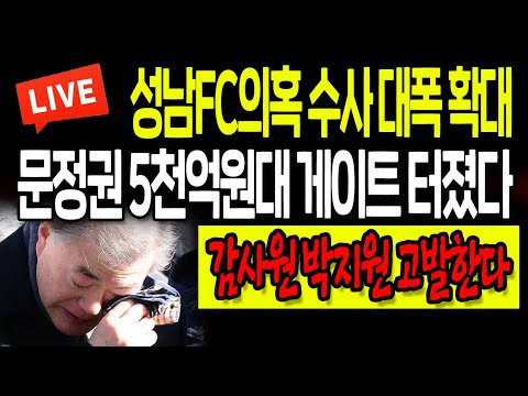 (박창훈의 팩트체크) <strong>문정권</strong> 5천억원대 게이트 터졌다! 감사원 박지원 고발한다! / 2022.10.04