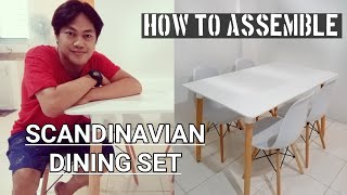My new Dining Set | SCANDINAVIAN | How to assemble?
