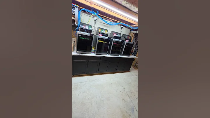 4 new Creality K2 Plus printers#creality #crealityk2plus #3dprints #printfarm #toys #3dprintfarm