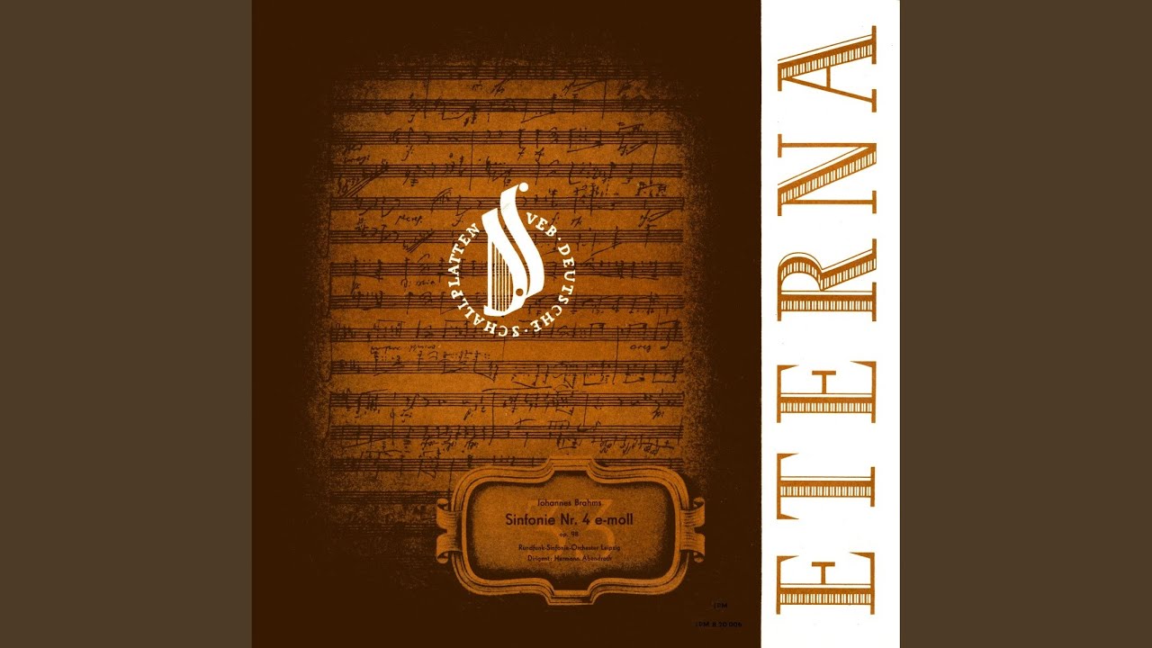 Brahms - Symphony No. 4 In E Minor. Op. 98 | Königsberg Symphony