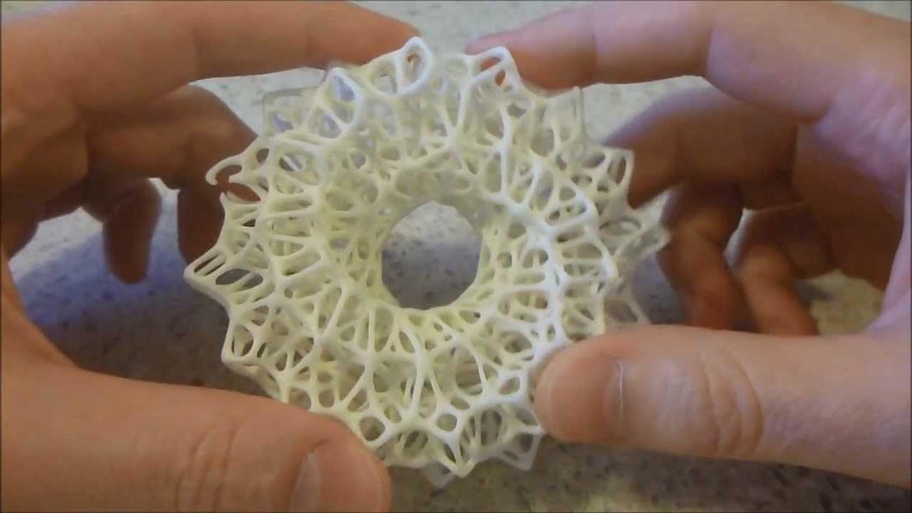 A Closer Look at 3D Printed Shapeways Objects - YouTube