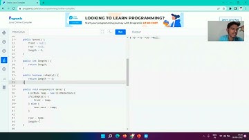 Implementation of queue in Java....