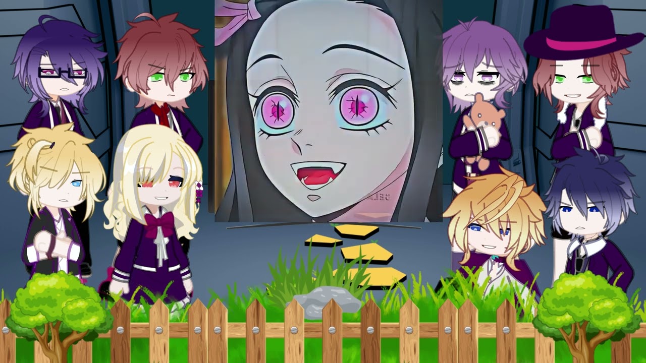 Diabolik Lovers React to Y/N as Nezuko || Diabolik Lovers React to Y/N