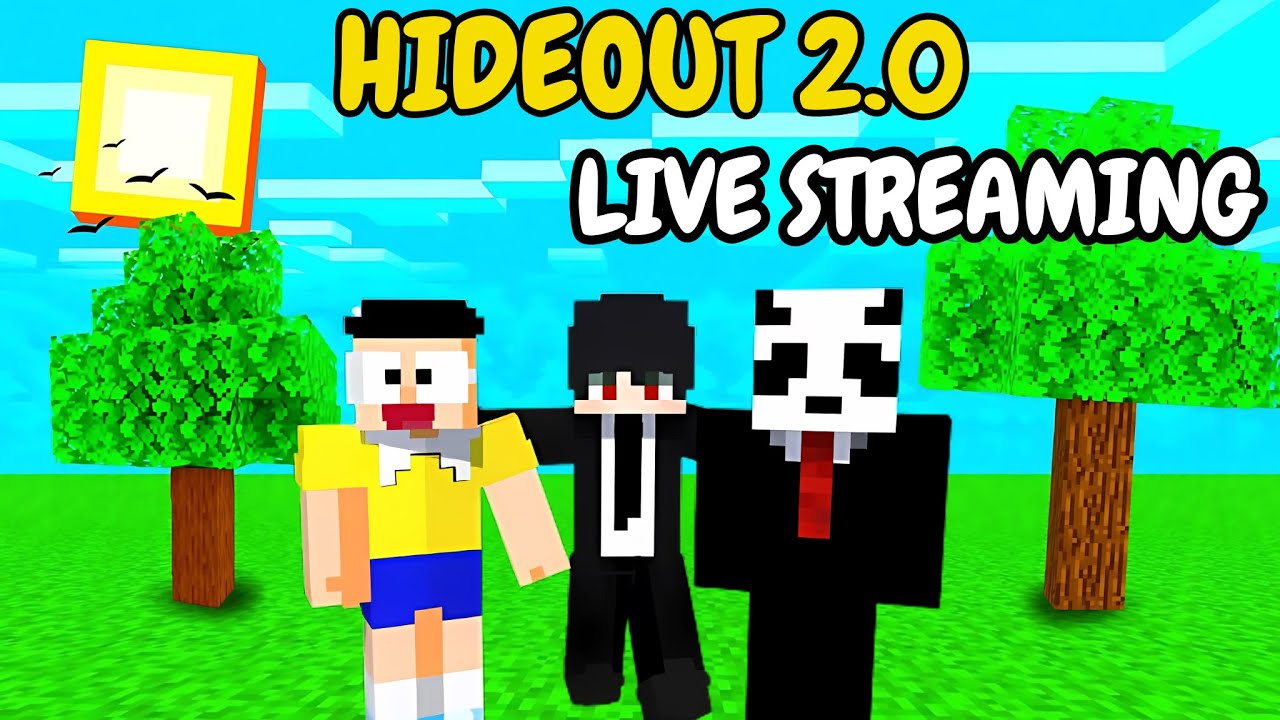 HIDEOUT Public SMP | minecraft live | smp live | java+bedrock #shorts # ...
