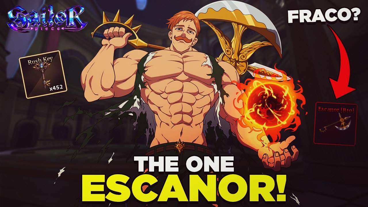 ESCANOR FOI UMA DECEPÇÃO? no SAILOR PIECE do ROBLOX!