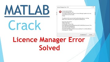 Licence Manager Error Solved ! "Licence Checkout Failed"