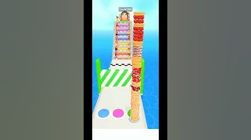 PANCAKE RUN - All Levels Gameplay Android - LEVEL 65 #shorts