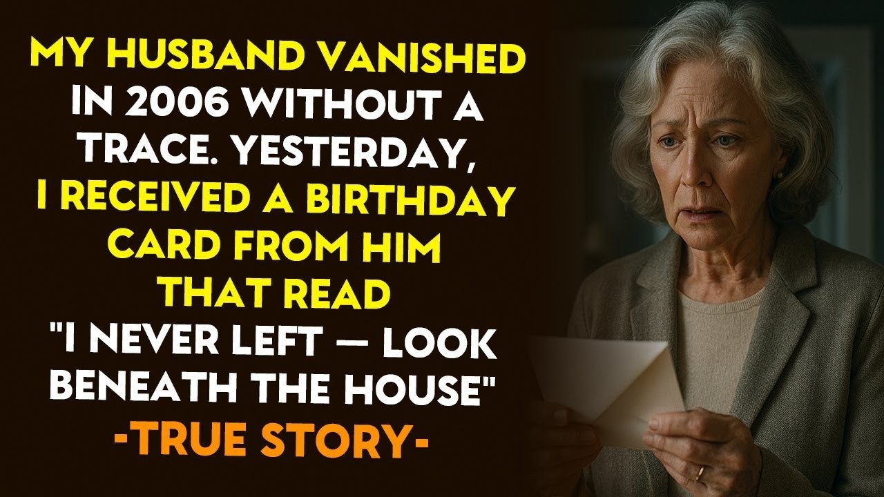 HER STORY FROM NEW JERSEY 👵💔 My Husband Vanished in 2006 —On My Birthday I Got a Card ‘I Never Left’