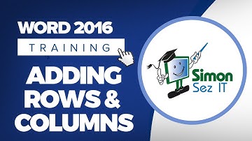How to Add Table Rows and Columns in Microsoft Word 2016