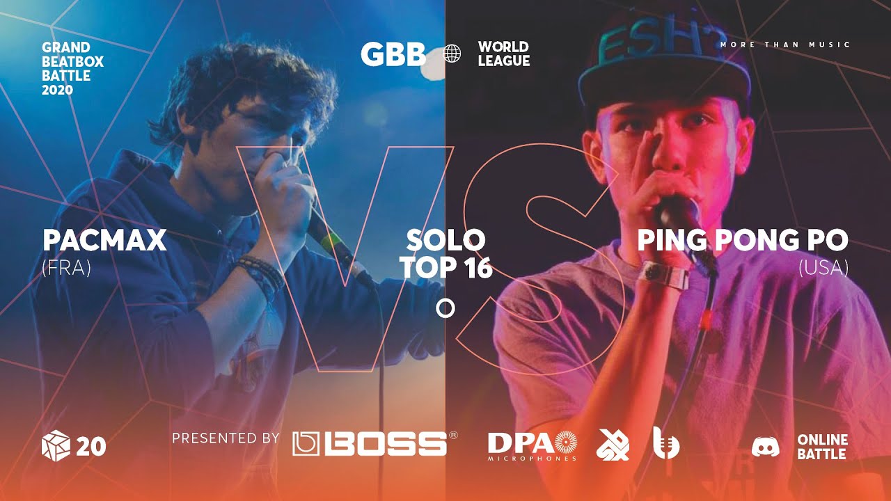 PINGPONG PO vs PACMAX I Grand Beatbox Battle Online 2020 I Solo TOP 16