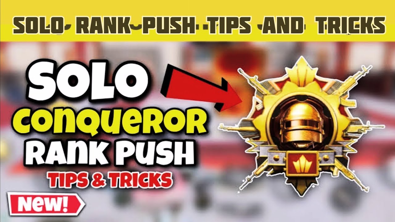 BGMI SOLO RANK PUSH | ACE TO CONQUEROR | TIPS AND TRICKS EASY PLUS