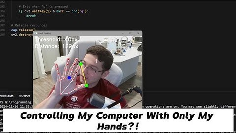 Controlling My Entire Computer with Just My Hands?! Python & MediaPipe