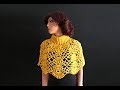 How to Crochet a Capelet Pattern #746│by ThePatternFamily