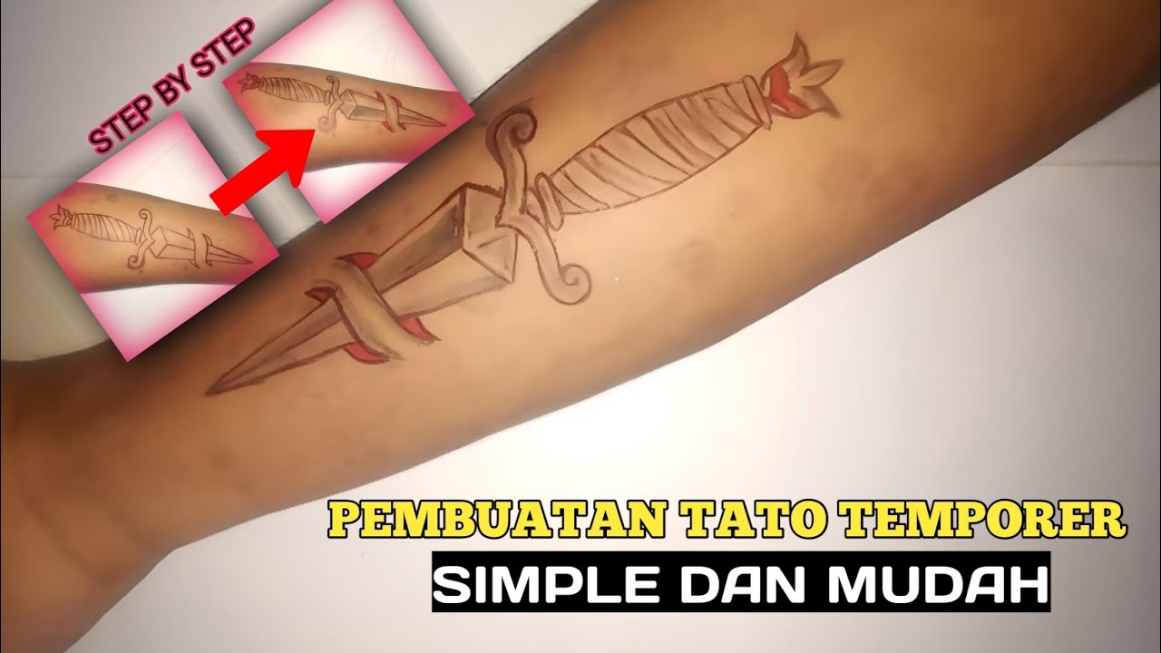 Ide tato - tutorial menggambar tato keren dan mudah