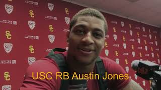 Austin Jones postgame after USC’s 45-17 win over Fresno State