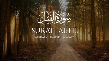 Surat Al-Fīl (The Elephant) | Mishary Rashid Alafasy | مشاري بن راشد العفاسي | سورة الفيل