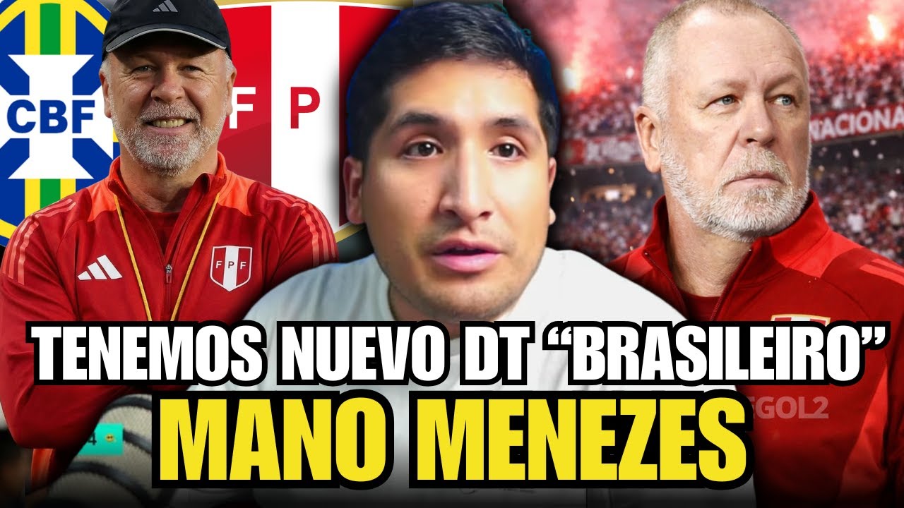 🇵🇪 ¡TENEMOS NUEVO DT! | MANO MENEZES LLEGA A PERÚ 🇵🇪 | FANODRIC EMOCIONADO 🔥