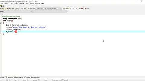 c++ program to convert degree Celsius  temperature in Fahrenheit .