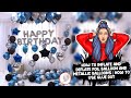 How to Inflate and Deflate Happy Birthday Foil Balloons and metallic balloons | how to use glue dots