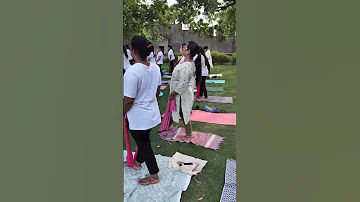 #yoga with Dupatta