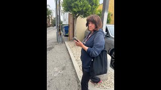 Crazy Old Lady Karen Freakout over parking space!