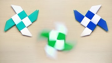 Paper Fidget Spinner | How To Make A Paper Fidget Spinner WITHOUT BEARINGS | Ninja Star
