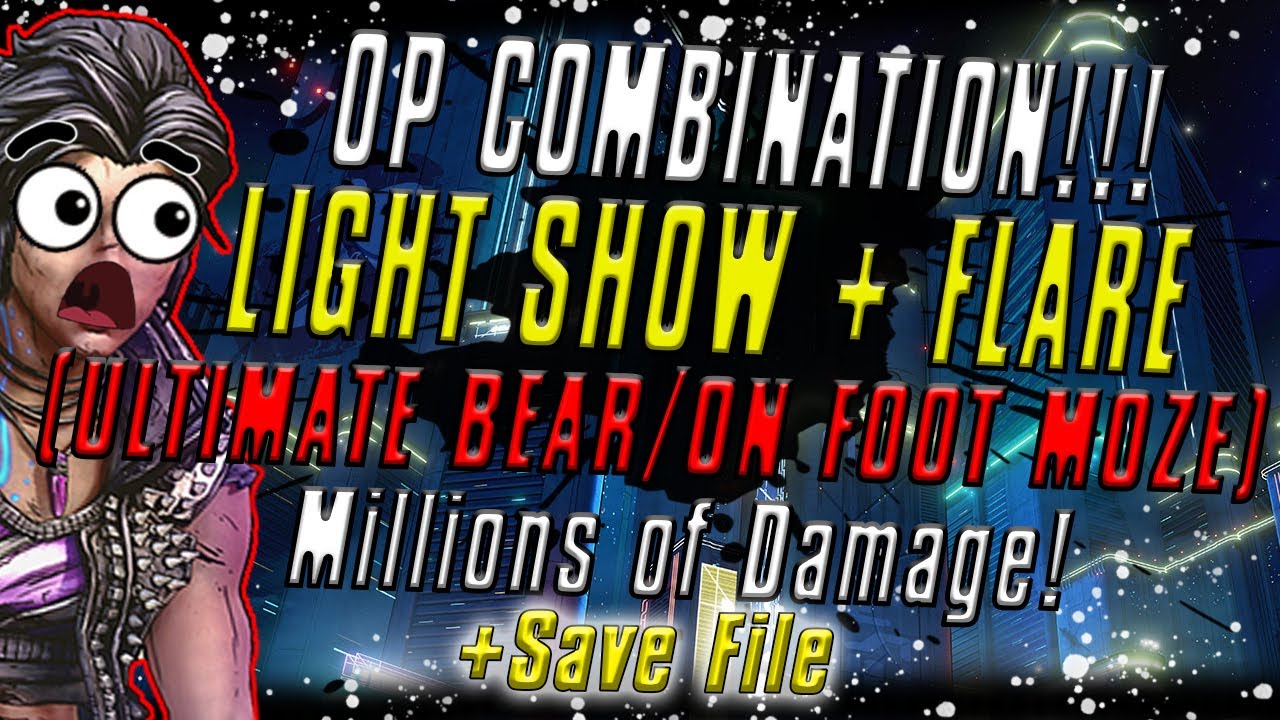 (CRAZY MAYHEM 10 DLC 4 MOZE BUILD) Light Show + Flare (ULTIMATE BEAR/ON FOOT MOZE)