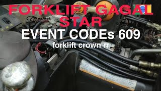 FORKLIFT CROWN BREAKDOWN EVENTCODES 609 || LOST TOTAL