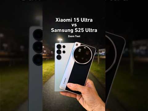 Xiaomi 15 Ultra vs Samsung S25 Ultra: Low Light Portrait Zoom Test!