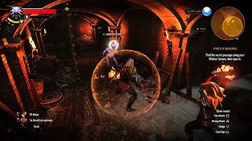 The Witcher 3: Wild Hunt Pyres of Novigrad - Enter the basement (Death March difficulty mode)